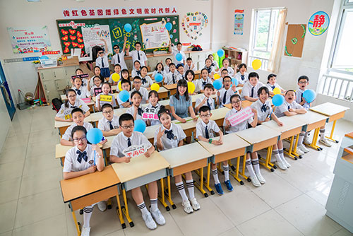 龙泉小学生毕业季集体照拍摄